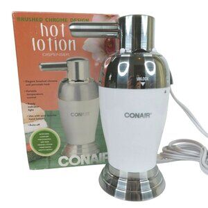 Conair 2005 Hot Lotion Brushed Chrome Design HLD31BR NEW Open Box 074108025692